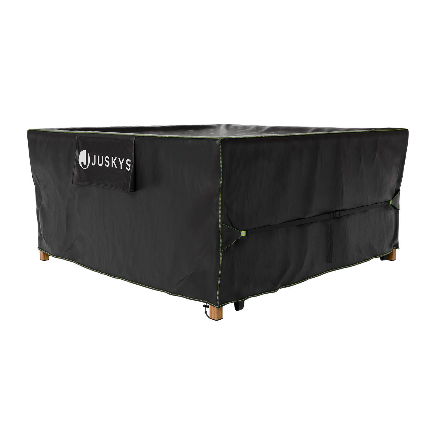 GARTENMÖBELABDECKUNG CoverSafe Pro schwarz - Schwarz, Kunststoff (200/90/200cm) - Juskys