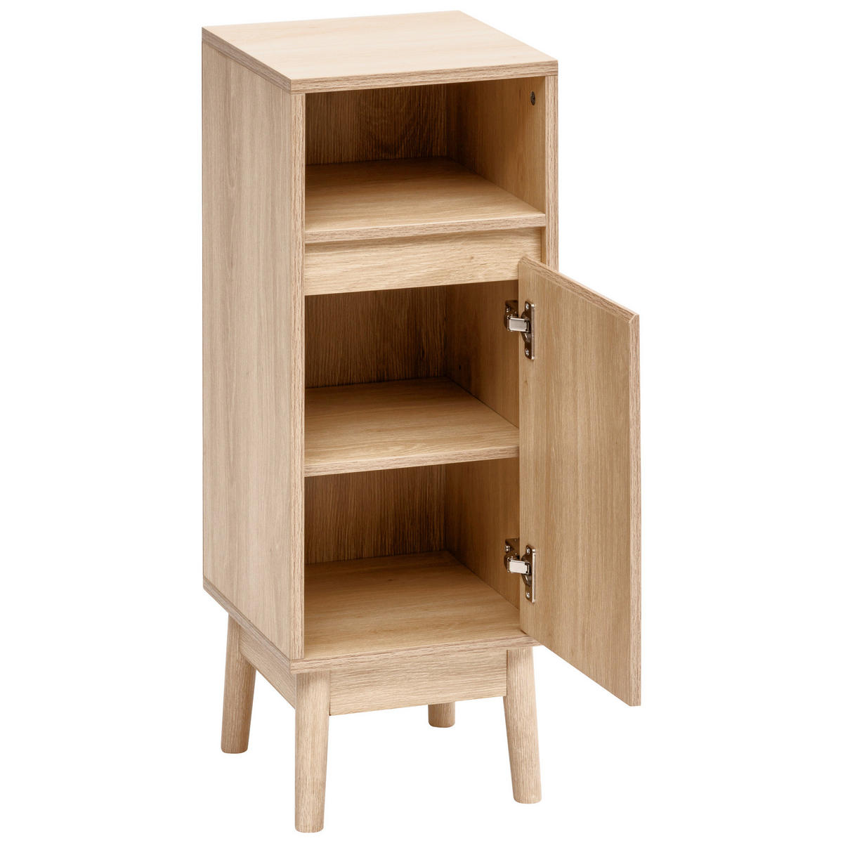 BADSCHRANK stehend Abana 30/30/80 cm - Braun, Holzwerkstoff (30/80/30cm) - 5five Simply Smart