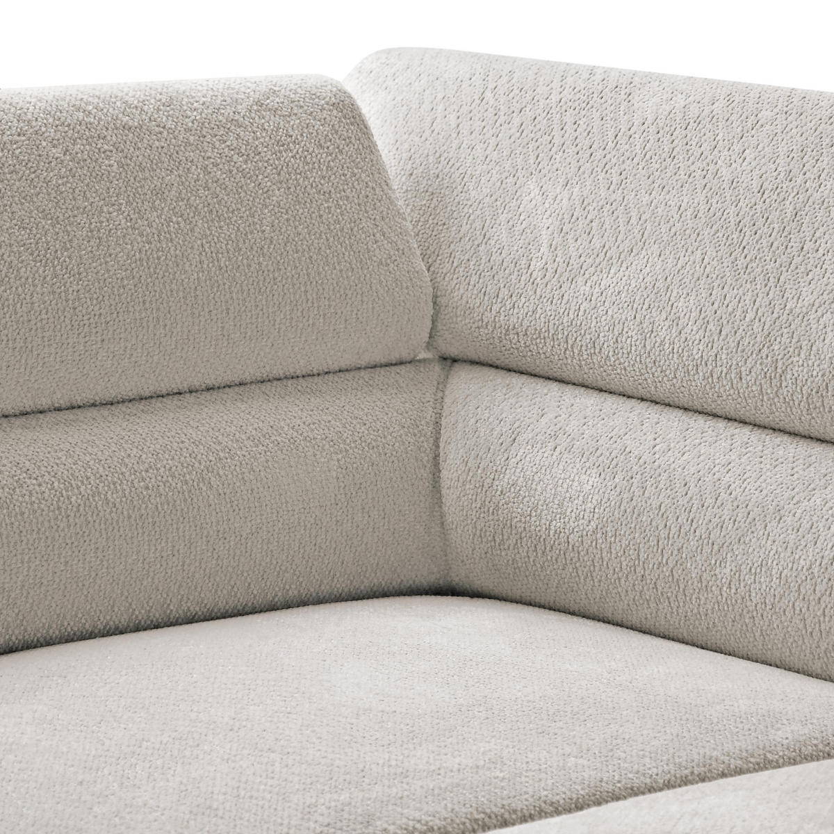 ECKSCHLAFSOFA Mellow mit Bettkasten, Beige, links - Beige/Schwarz, Textil (270/205cm) - Beautysofa