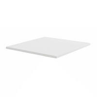 TISCHPLATTE quadratischer 60 cm, Weiß - Weiß, Holzwerkstoff (60/60/2cm) - Oviala
