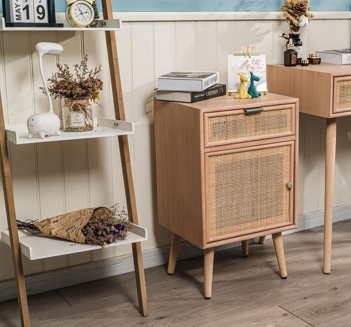 NACHTTISCH Rechteckig Braun 42 x 36 x 71 cm - Braun, Holz (42/71/36cm) - Nordlys