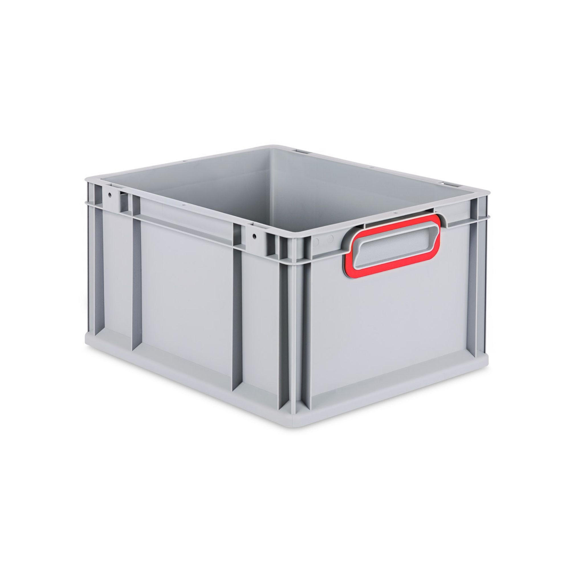 EUROBOX Nextgen Color 22x30x40cm 20 Liter Griffe Rot Geschlossen - Rot, Kunststoff (30/22/40cm) - PROREGAL