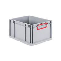 EUROBOX Nextgen Color 22x30x40cm 20 Liter Griffe Rot Geschlossen - Rot, Kunststoff (30/22/40cm) - PROREGAL