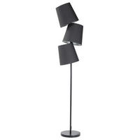 STEHLAMPE Rio Grande 24/24/164 cm - Schwarz, Metall (24/24/164cm) - Beliani