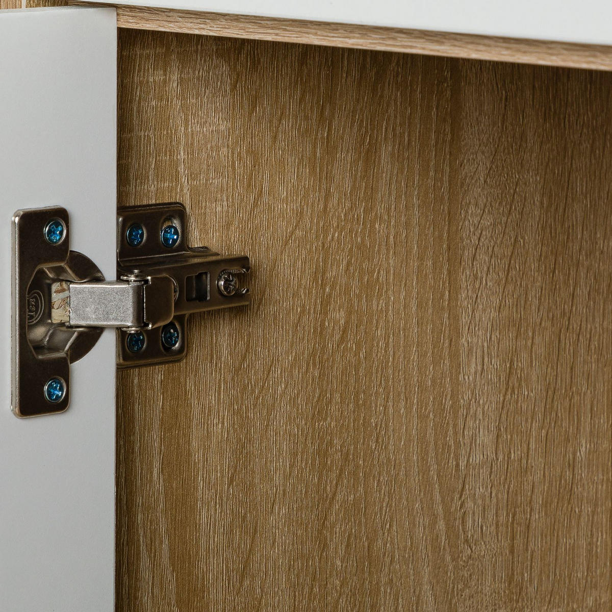 KOMMODE TOMMY Sonoma Eiche/weiß - Weiß/Sonoma Eiche, Holzwerkstoff (60/84/30cm) - CARO-Möbel