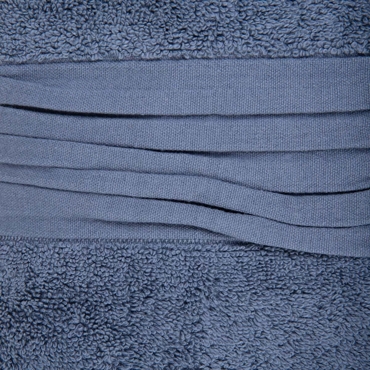 BADETUCH Meride blau 50/90 cm - Blau, Textil (50/90cm) - Homla