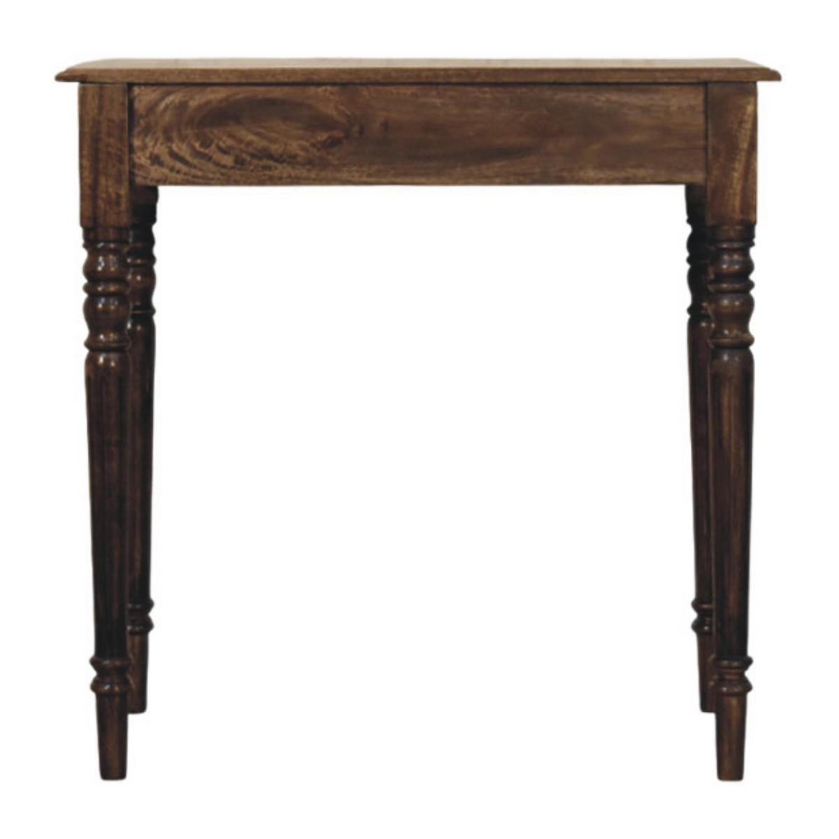 SCHREIBTISCH Klassisches Grau-Finish, 1 Schublade, Braun - Braun, Holz (80/45/80cm) - Artisan Furniture