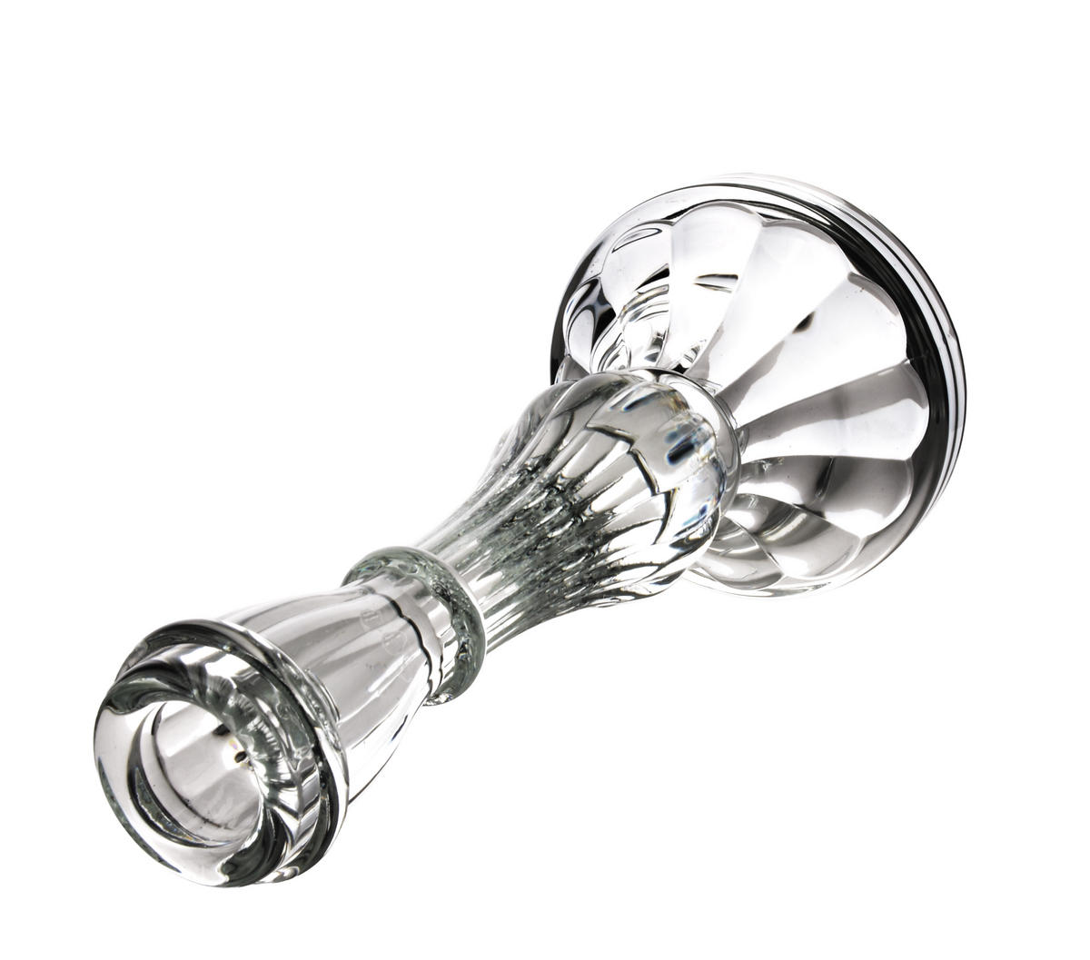 KERZENHALTER Patricia transparent 10/10/21. 5cm Glas - Transparent, Glas (10/22/10cm) - Mondex