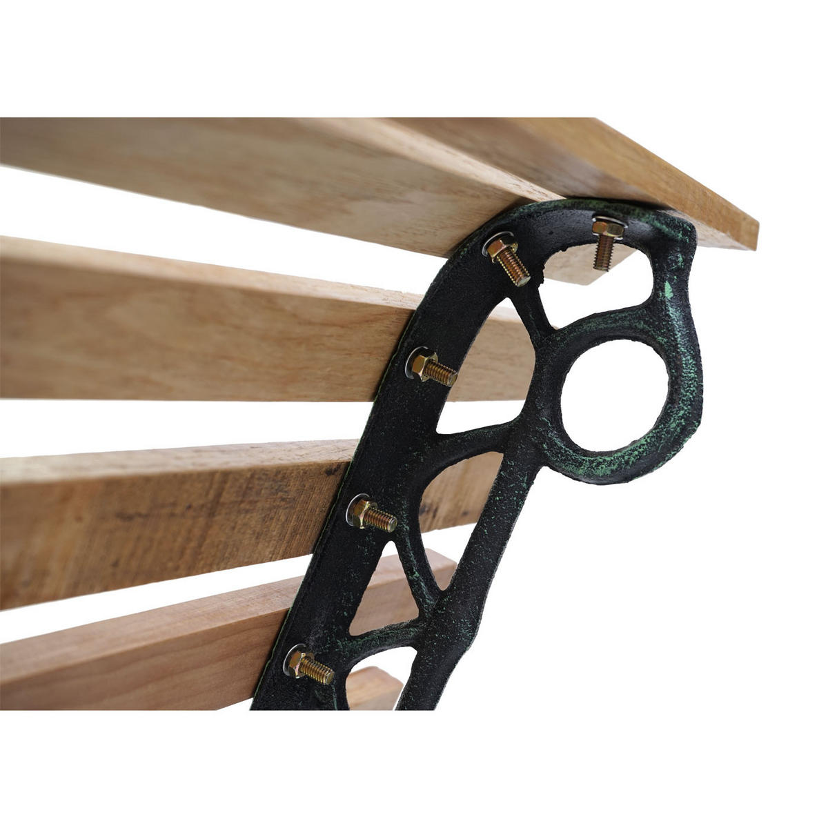 GARTENBANK 2-SITZER Schwarz, Braun - Schwarz/Braun, Holz (122/80/70cm) - MCW
