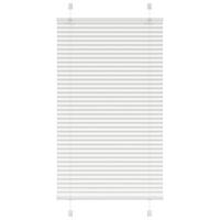 PLISSEE 75/100 cm Stoffbreite 74,4 cm aus Polyester Weiß - Weiß, Textil (75/100cm) - vidaXL