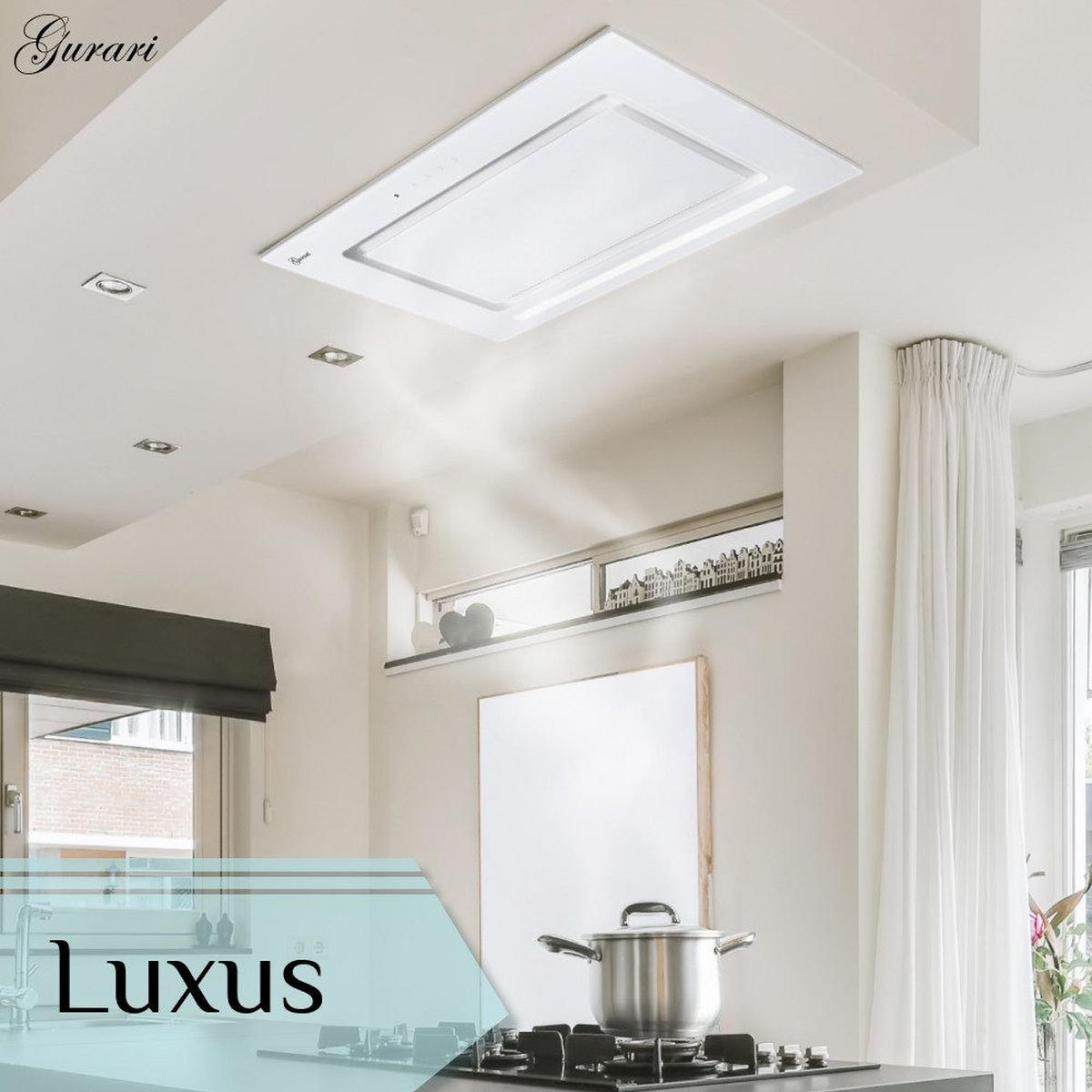 DUNSTABZUGSHAUBE GCH E 217 WH 52 Prime N 52 cm Weiß - Weiß, Metall (52/24.5/29.5cm) - Gurari