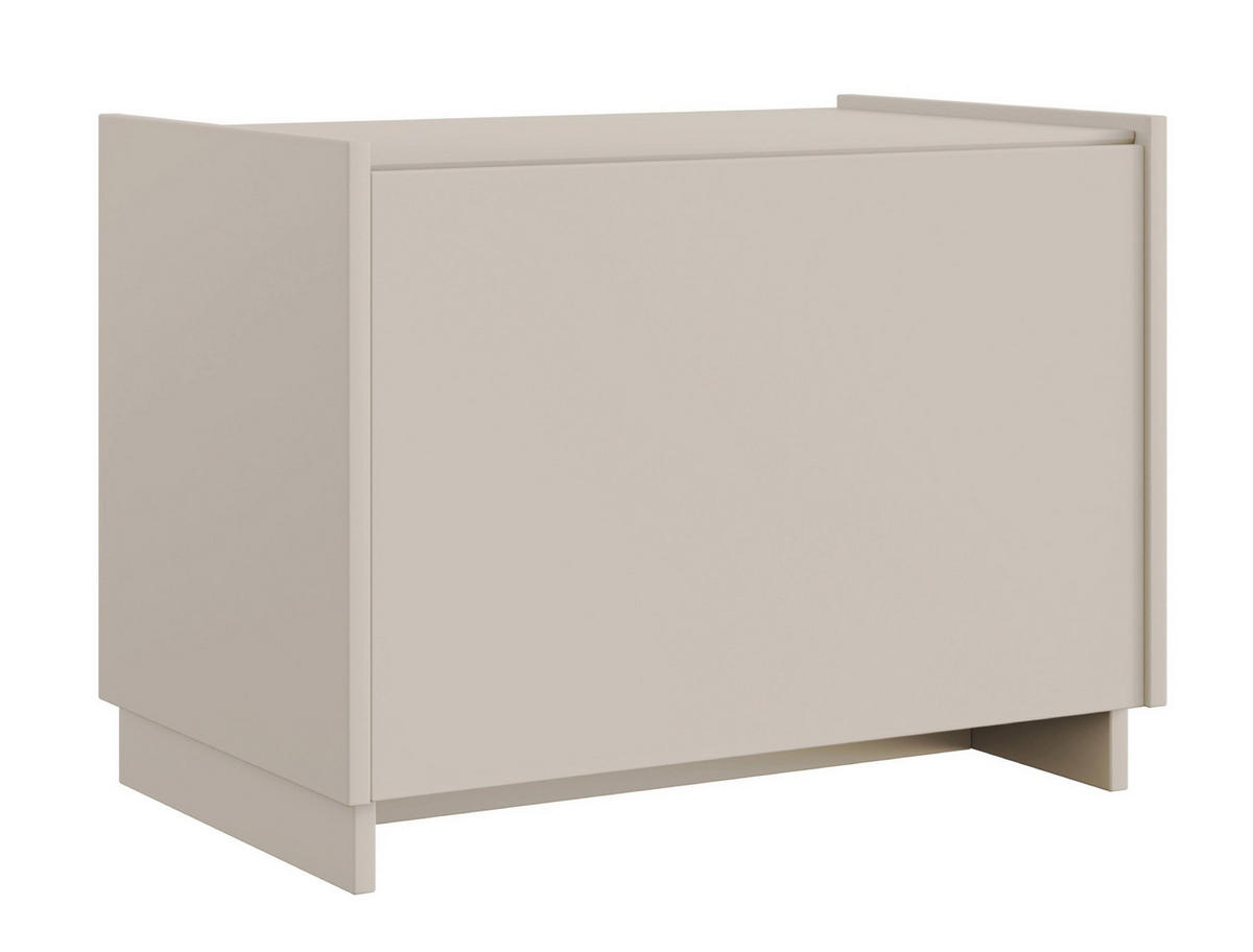 NACHTTISCH Magro Kaschmir 62 cm - Taupe/Kaschmir, Holzwerkstoff (62.3/46.2/39cm) - Selsey