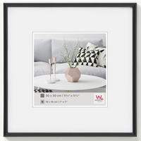 BILDERRAHMEN Galeria Kst.Rahmen 30x30 cm SCHWARZ - Schwarz, Kunststoff (31.1/31.1/1.9cm) - walther design