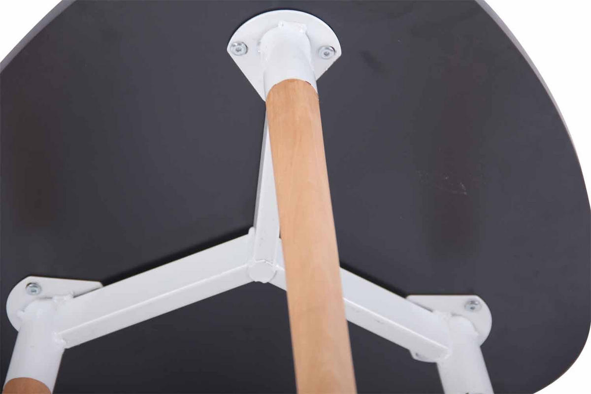 KONSOLENTISCH Holz schwarz - Schwarz, Holz (60/60/75cm) - CLP