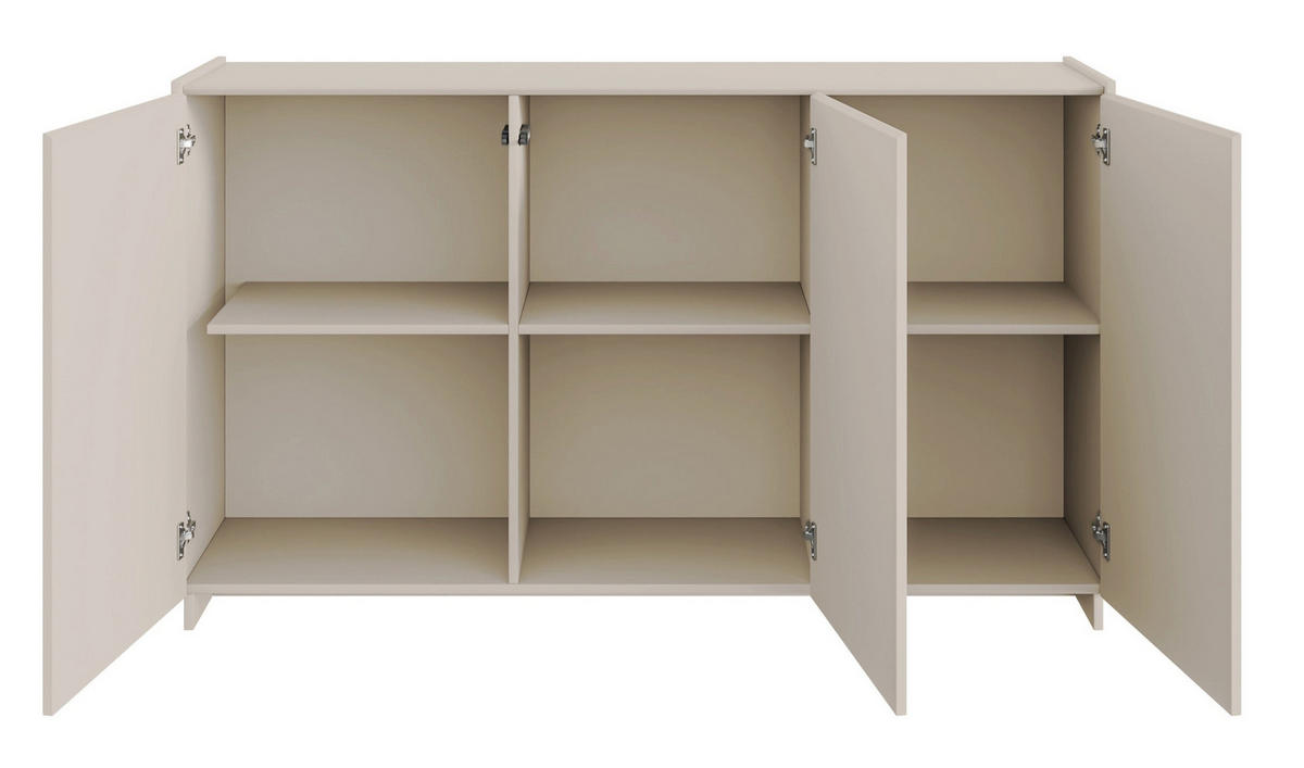 SIDEBOARD Magro Kaschmir 153 cm - Taupe, Holzwerkstoff (153.3/84/39cm) - Selsey