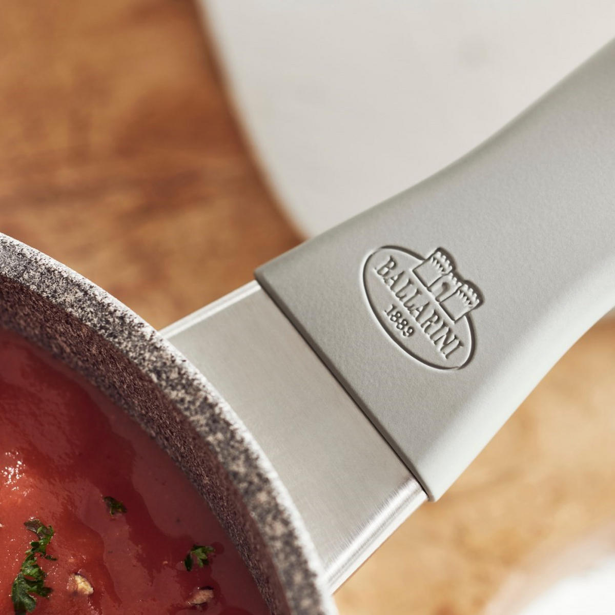 STIELTOPF Graphit 16/16/8.4 cm 750029340 - Graphitfarben, Metall (16cm) - Ballarini