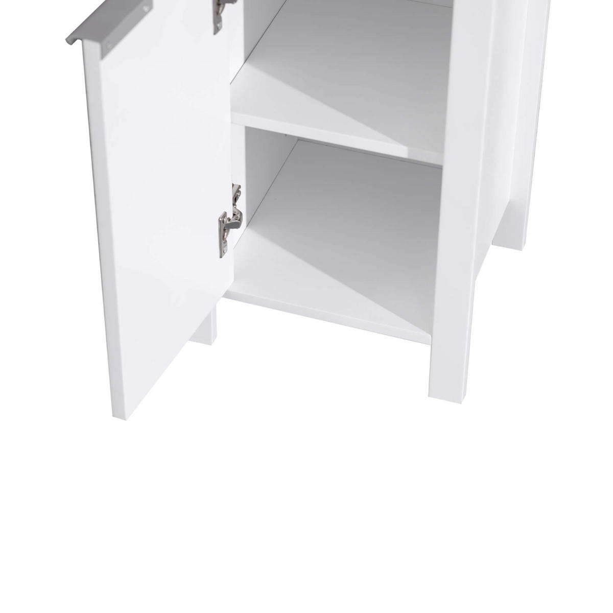 BADEZIMMERSCHRANK Weiß 30/34/79 cm - Weiß, Holzwerkstoff (30/79/34cm) - Mobili Rebecca