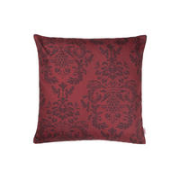 KISSENNHÜLLE Epoche karmin-rot 45/45 cm - Dunkelrot, Textil (45/45cm) - beties Heimtextil