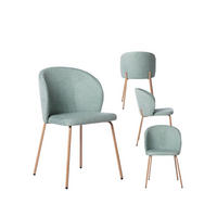 ESSZIMMERSTUHL Norah Grün 49 cm x 80 cm 4er-Set - Grün, Textil (49/80/56cm) - Klast Home