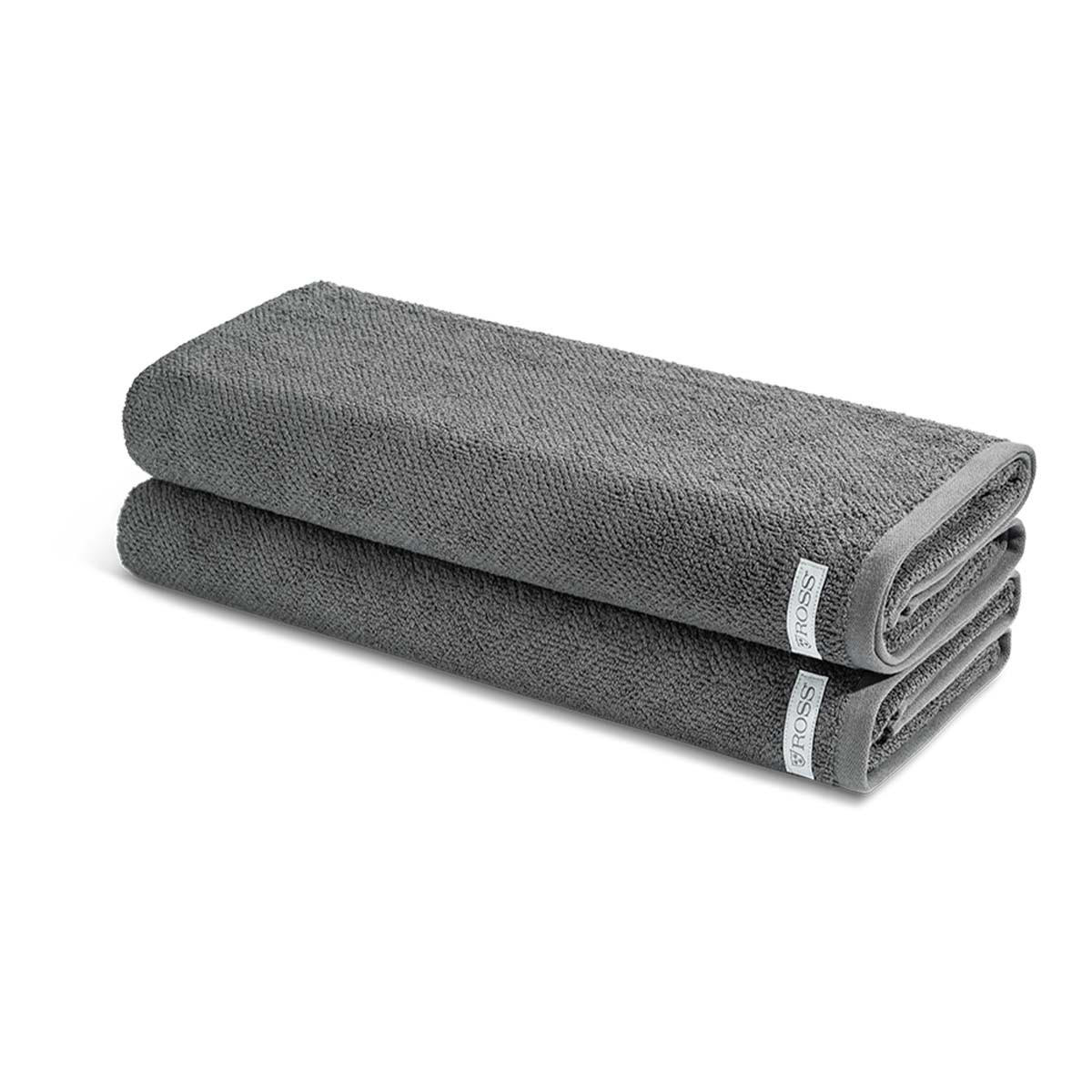 DUSCHTUCH Selection 2er-Set - Dunkelgrau, Textil (50/100cm) - Ross