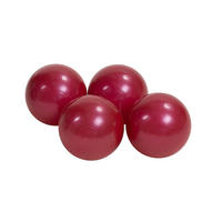 BÄLLE für Bällebad, Kinder Spielbälle, Plastikbälle 50 pcs.: Perlweinrot - Dunkelrot, Textil (7/7/7cm) - MeowBaby