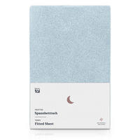 FROTÉ napínacie prestieradlo s certifikátom Oeko-TEX, 140x200x27cm, Hellblau - svetlomodrá, textil (140/200cm) - Blumtal