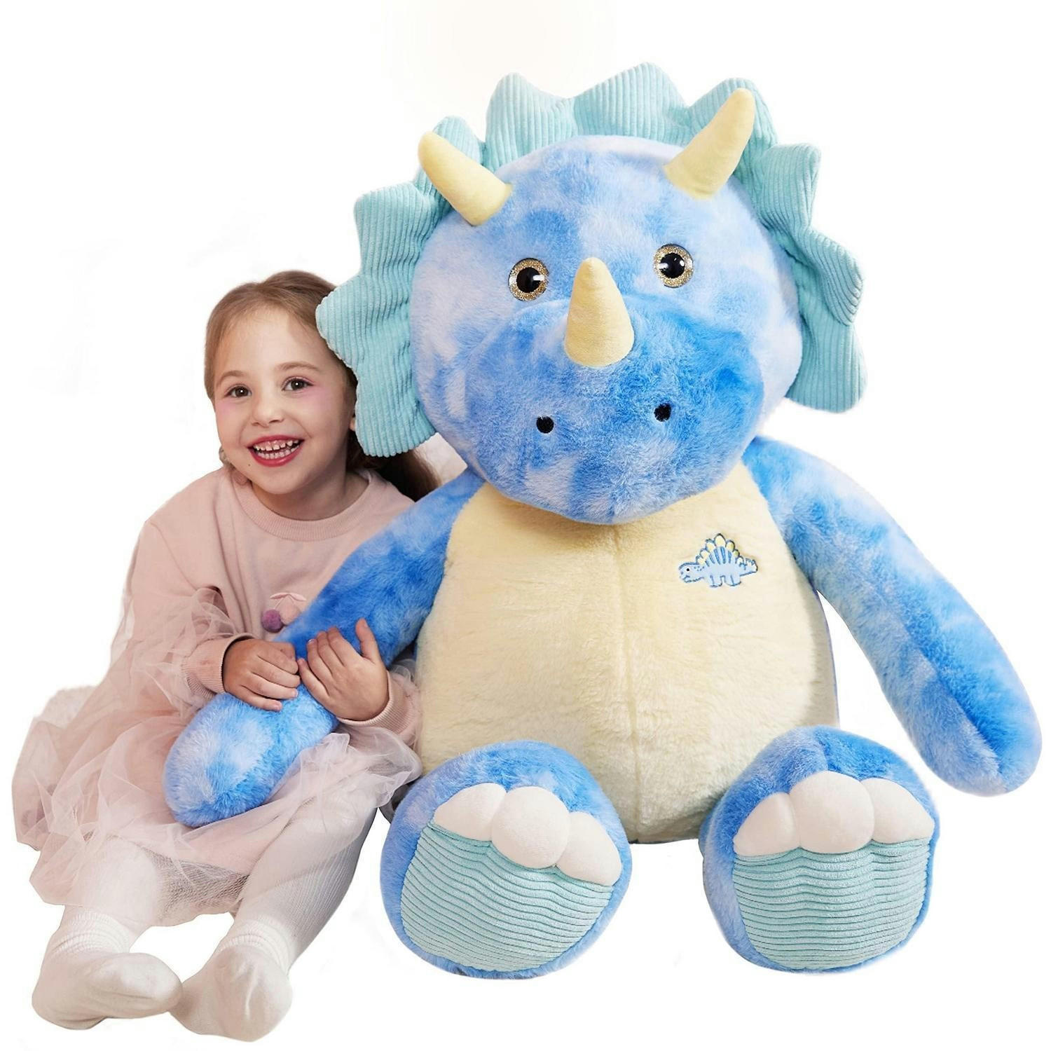 STOFFTIER Dinosaurier Triceratops 78 cm - Multicolor, Textil (30/78cm)
