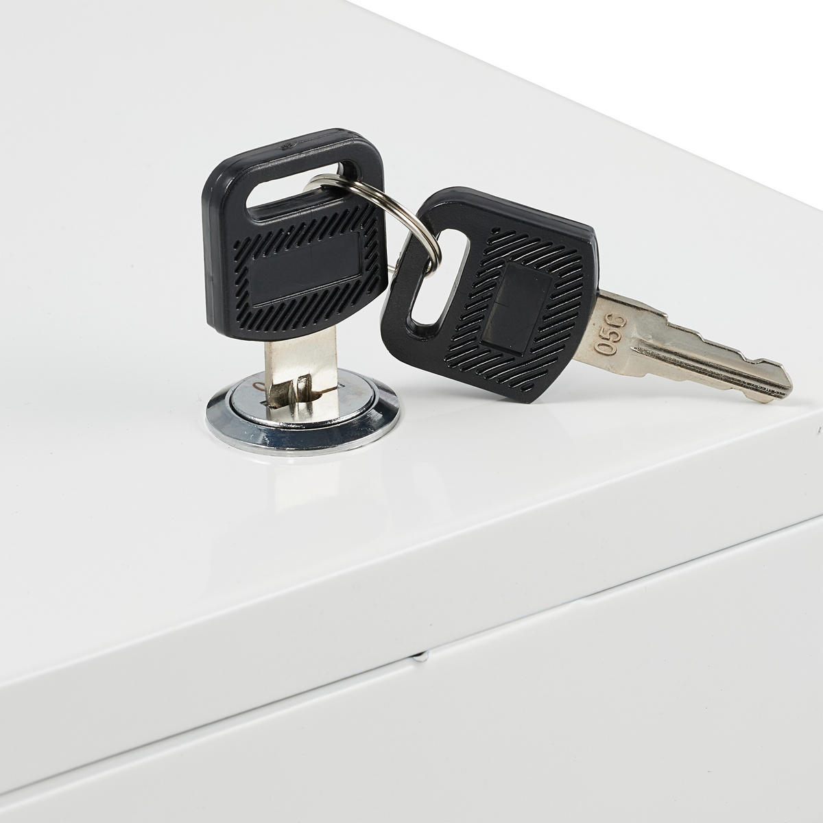 GELDKASSETTE - Weiß, Kunststoff/Metall (17/6/17.5cm) - Relaxdays