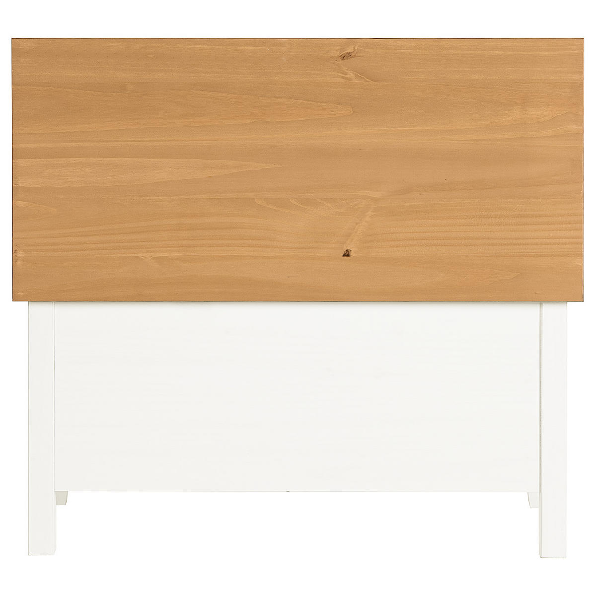 GARDEROBENBANK - Kiefer massiv - Kieferfarben, Holz (90/45/42cm) - home24