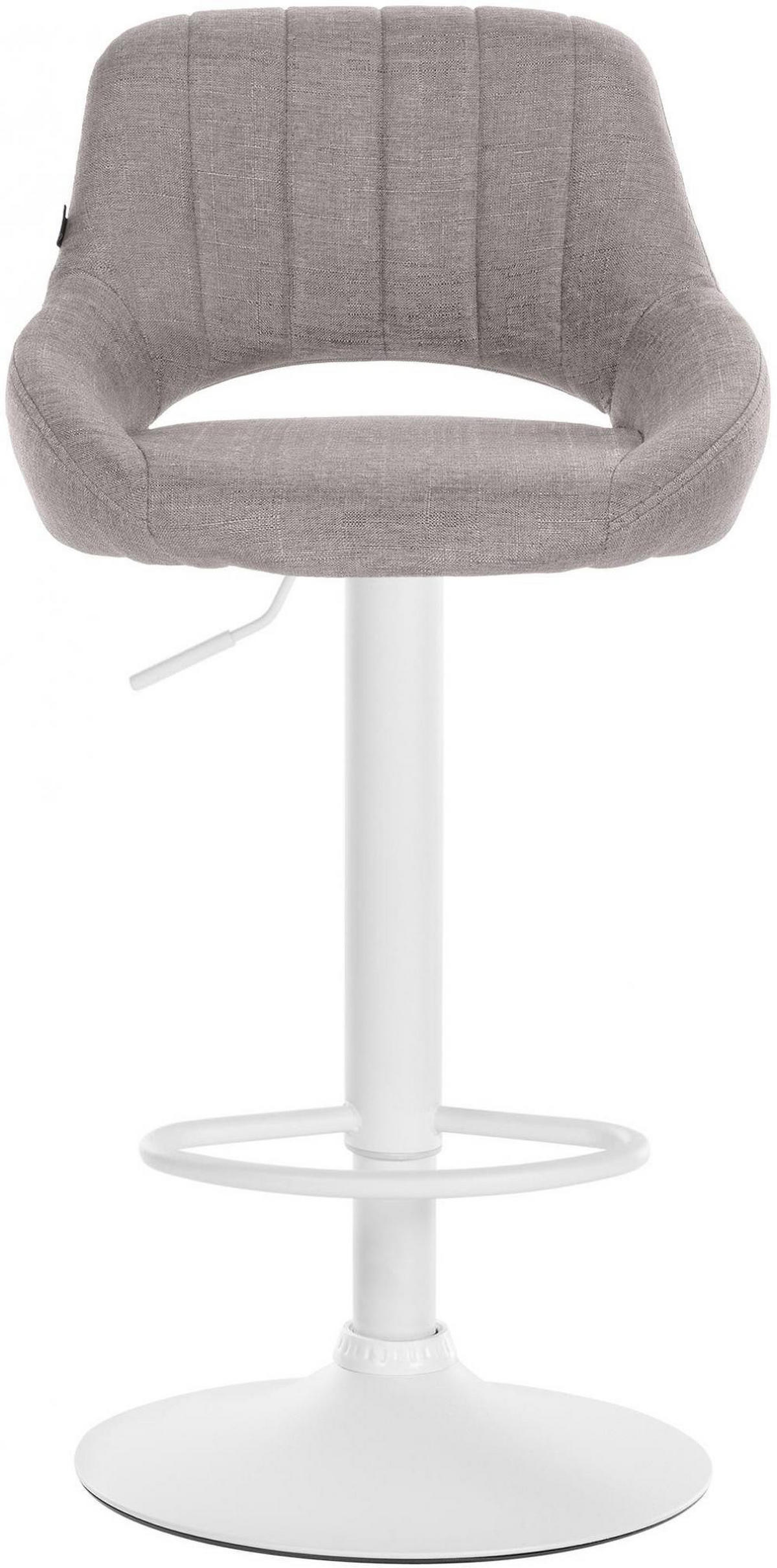 BARHOCKER 2er Set Stoff grau - Grau, Textil (47/85/48cm) - CLP
