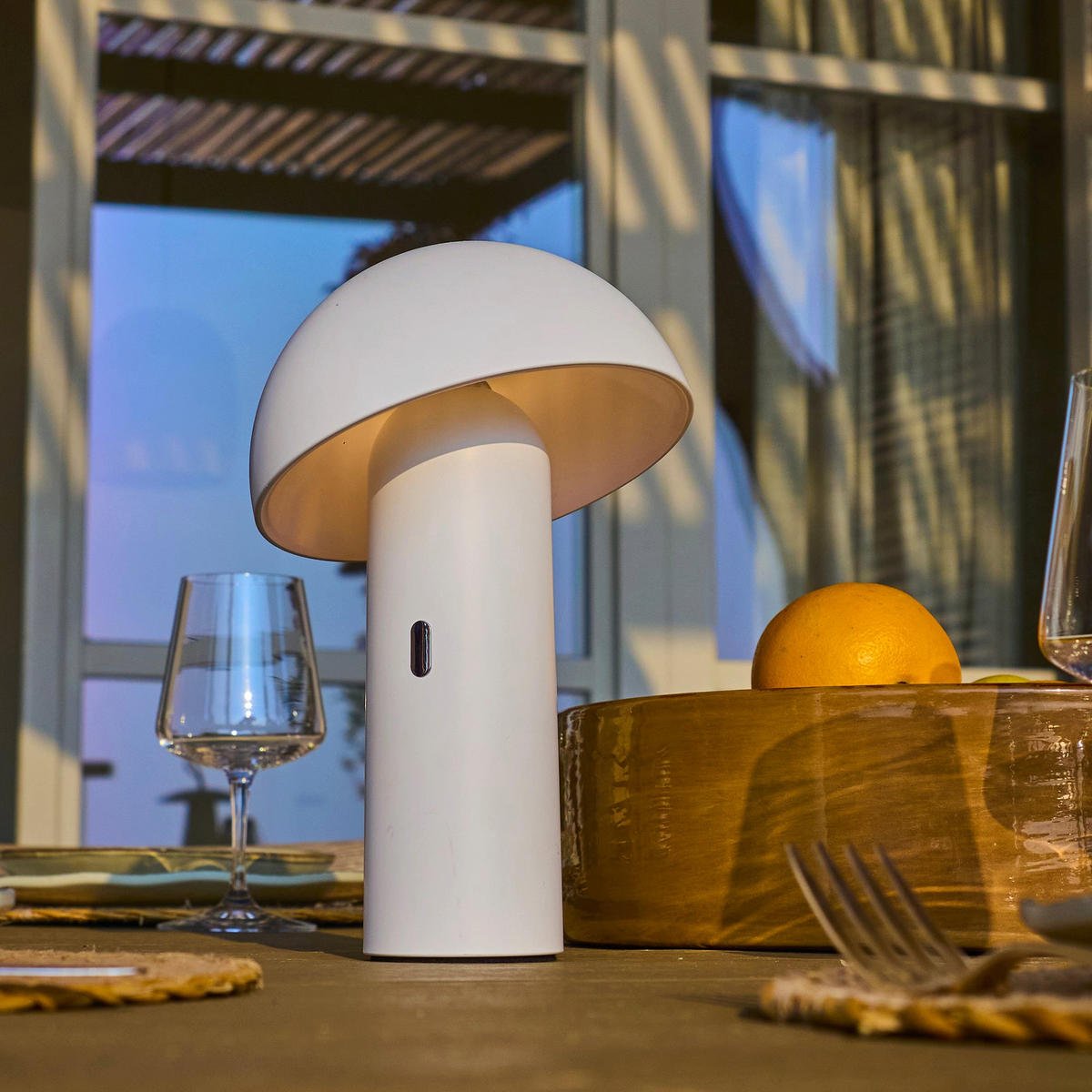 AKKULOSE TOD weiß - Weiß, Metall (13.2/13.2/28.2cm) - Lumisky