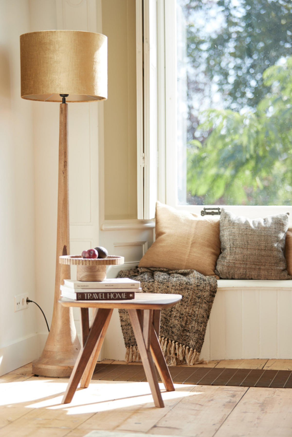 LAMPENSCHIRM Edelstein Bronze Ø50/38 cm - Bronzefarben, Textil (50/50/38cm) - Light & Living