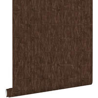 TAPETE grafische Linien 50 x 900 cm - Braun, Papier (50/900cm) - ESTAhome