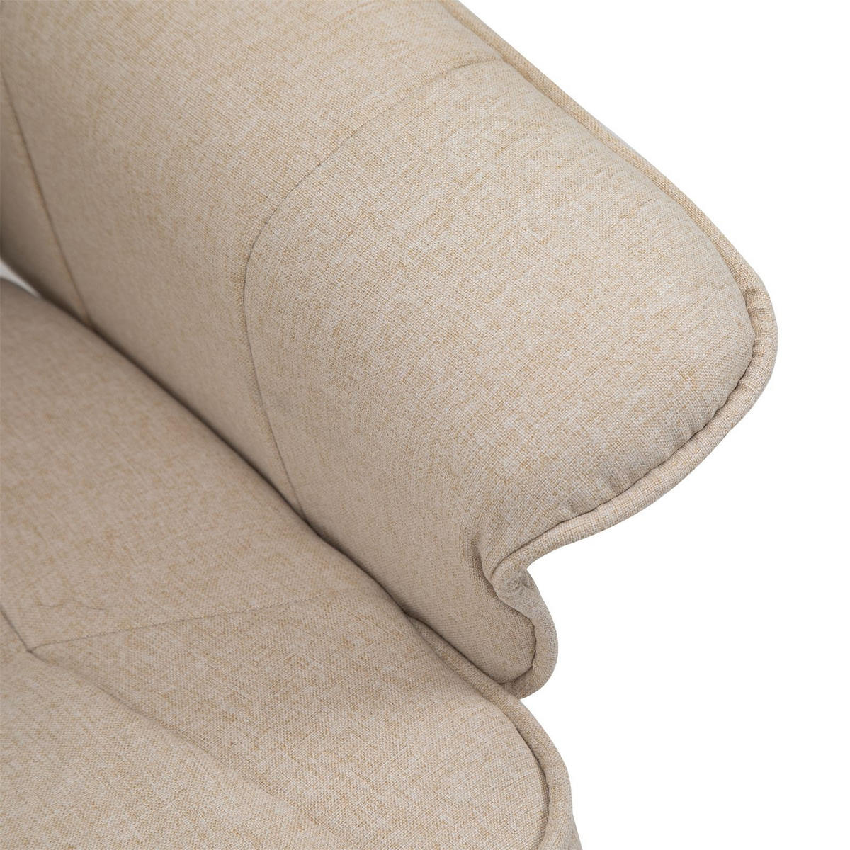 RELAXSESSELSET CHARLY - Beige, Textil (76/87/61cm) - IDIMEX