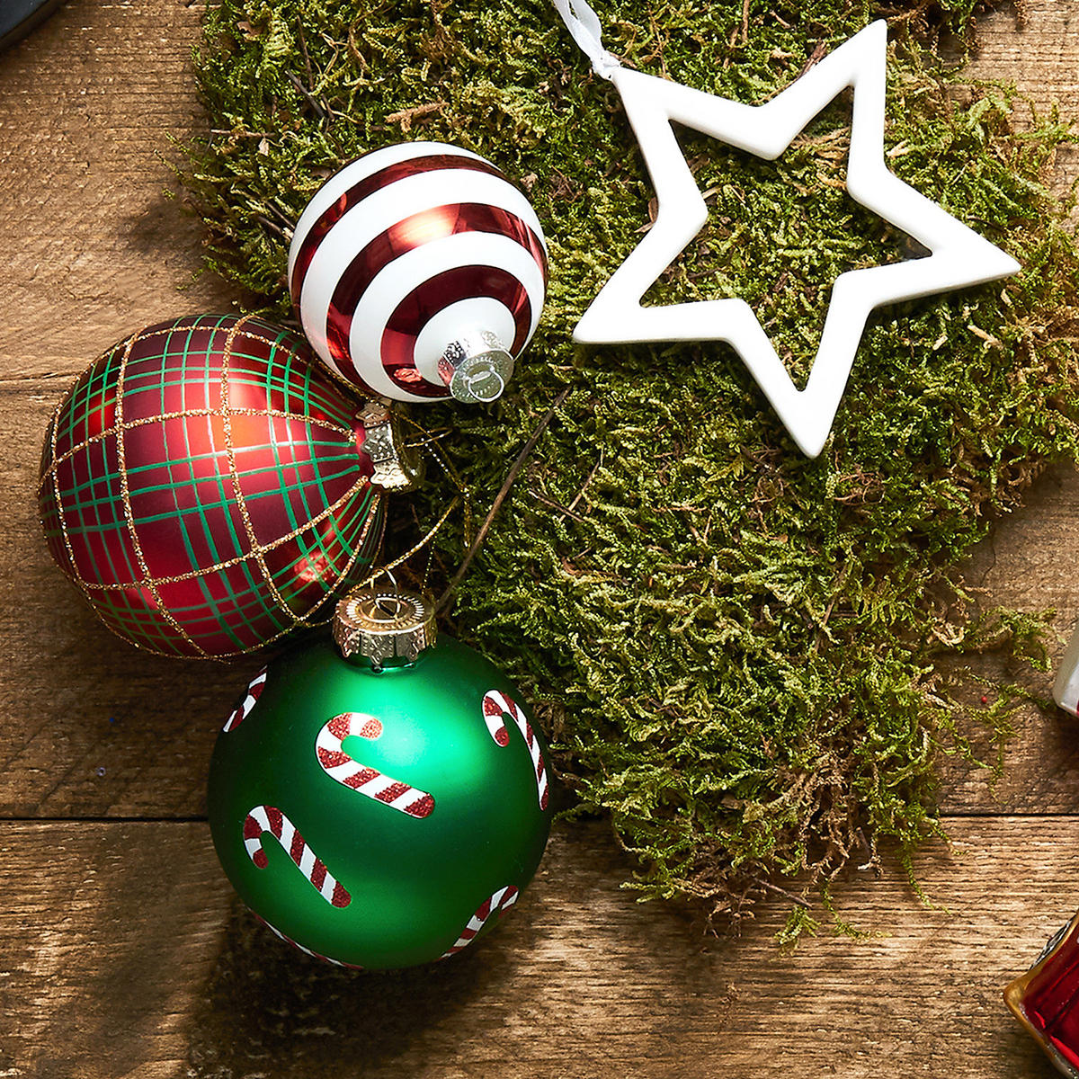 BAUMANHÄNGER Hang On Candy Canes - Grün, Glas (8/8/8cm) - Butlers