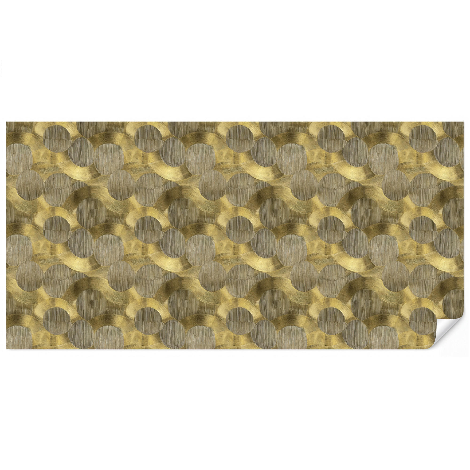 OnlyWow Tapete Gold 400x200 cm