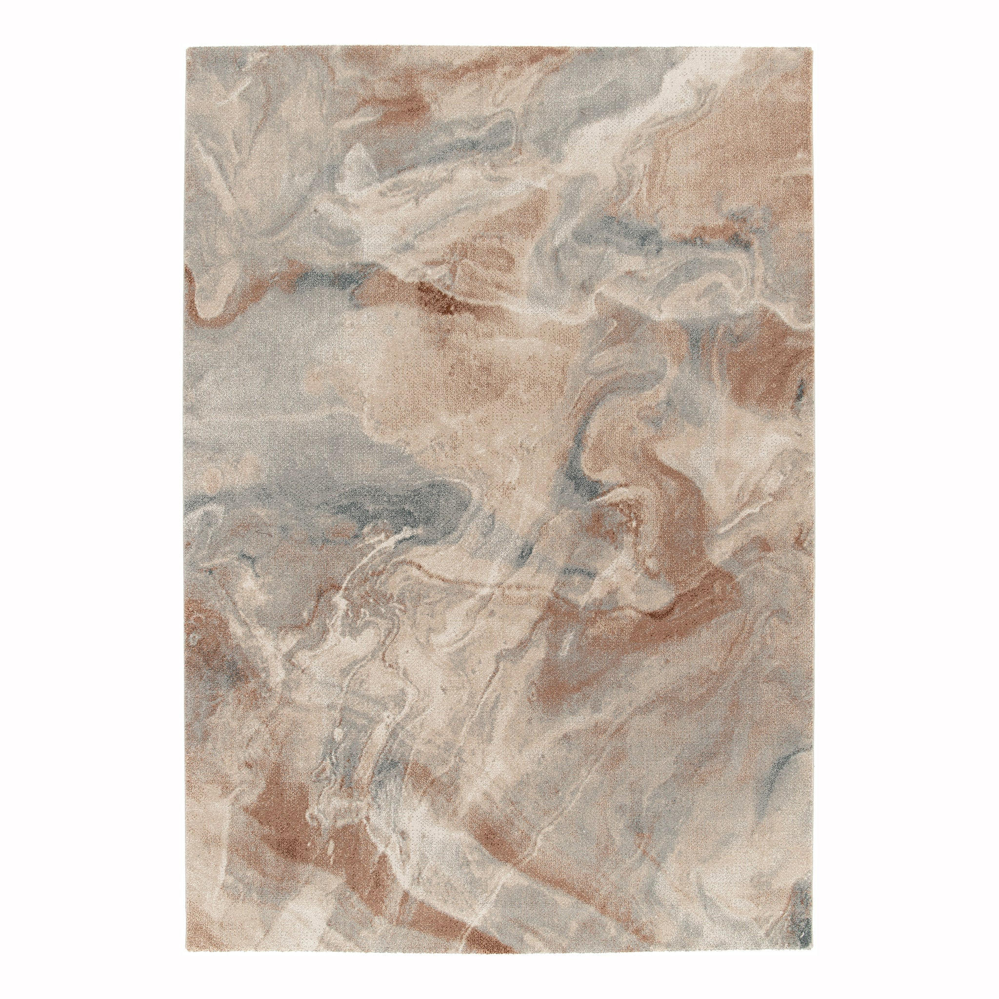 ABSTRAKTER Teppich aus recycelten Fasern mehrfarbig - Multicolor, Textil (200/290cm) - AFK Living