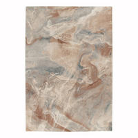 ABSTRAKTER Teppich aus recycelten Fasern mehrfarbig - Multicolor, Textil (200/290cm) - AFK Living