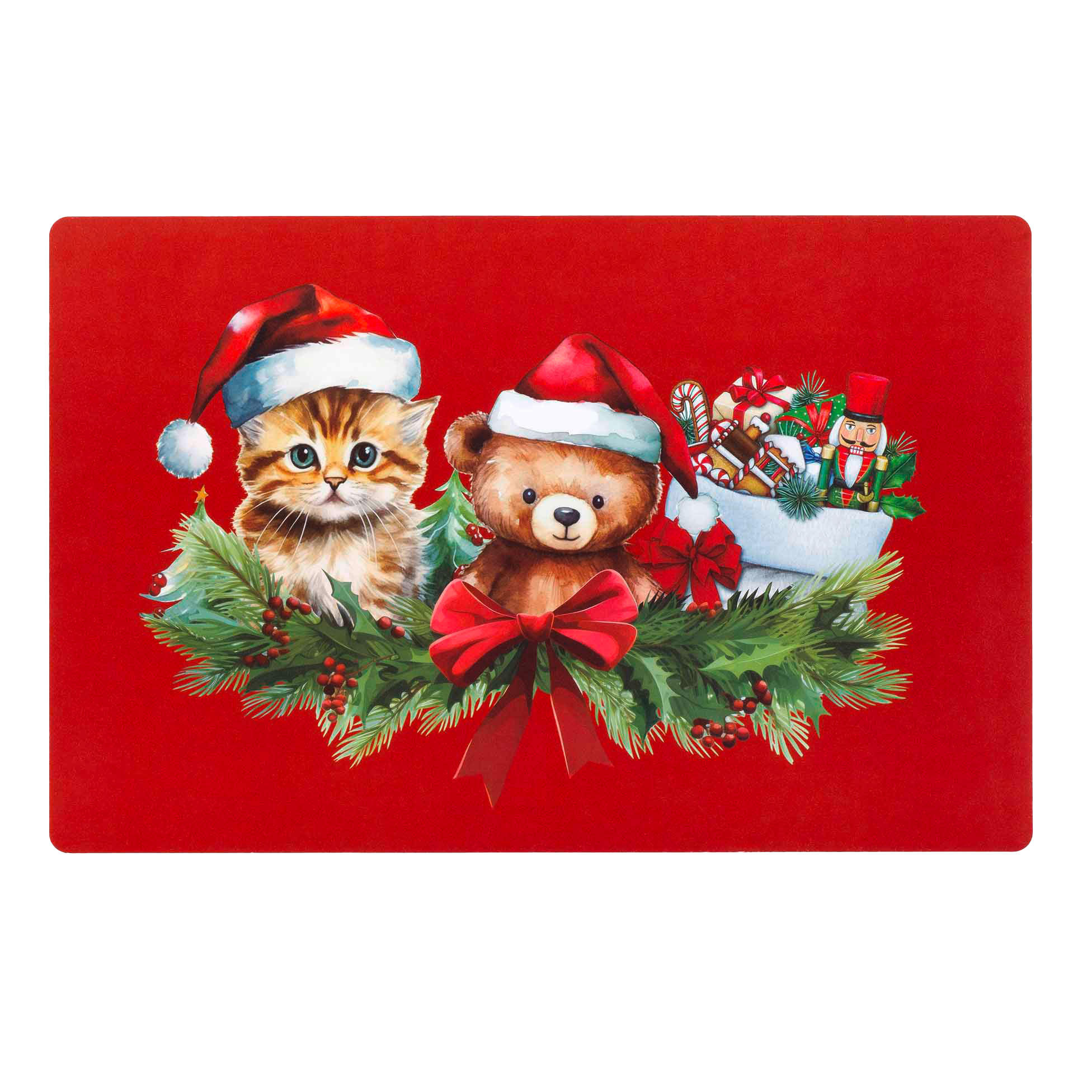 TISCHSET Sweeties 28,5/44 cm - Rot, Textil (44cm) - Douceur d´intérieur