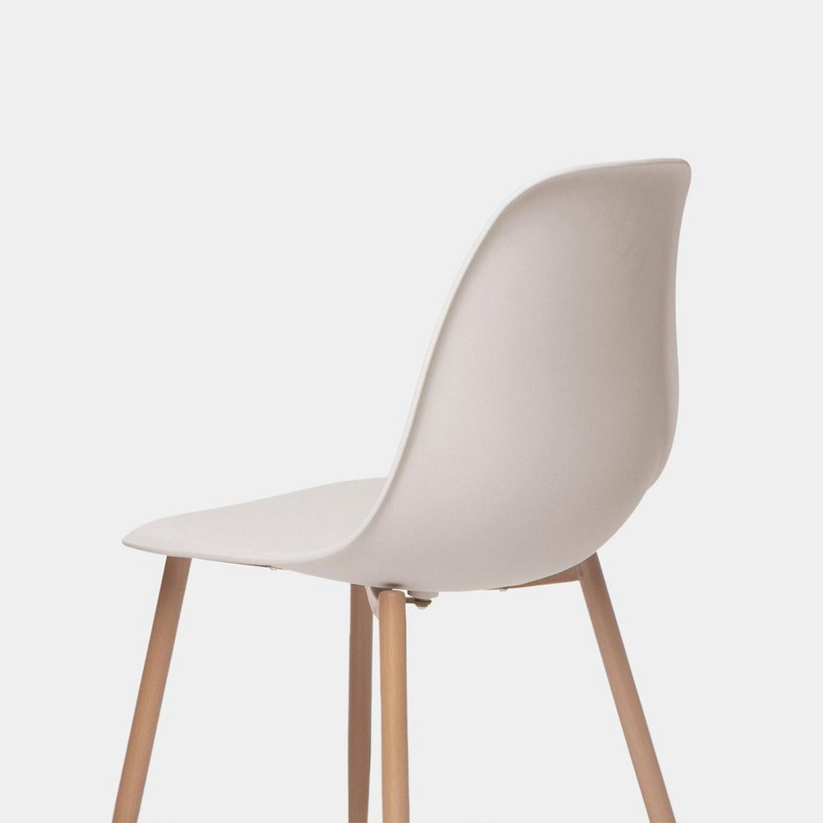 STUHL FÜR DRAUSSEN Nina Beige 45 cm x 80 cm - Beige, Kunststoff (45/80/53cm) - Klast Home