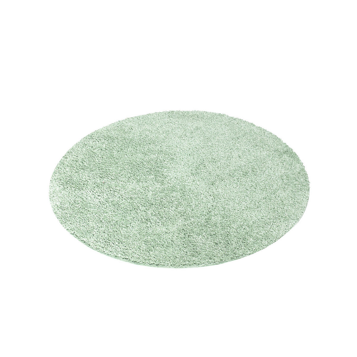 HOCHFLOR-TEPPICH City Shaggy 500 Grün 80x80 cm Rund - Grün, Textil (80/80cm) - carpet city
