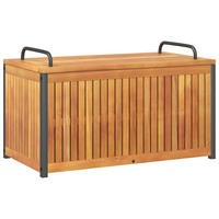 GARTENBOX 85/45/45/53 Cm Massivholz Akazie Und Stahl - Braun, Holz (45/53/85cm) - vidaXL