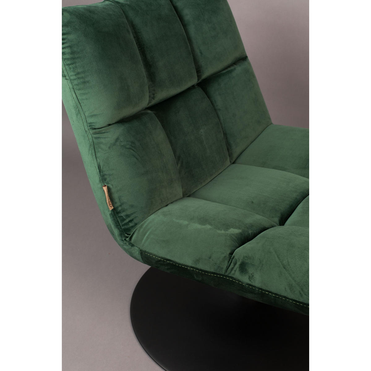 SESSEL Bar Bouclé Grün - Grün, Textil (76/78/74cm) - Dutchbone