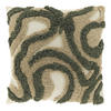 DEKOKISSEN Calin Grün 45/45/8 cm - Waldgrün, Textil (45/45cm) - Unique Living