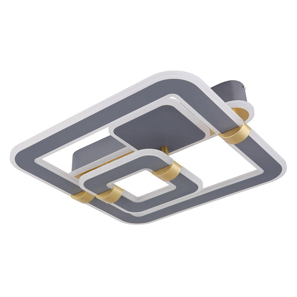 LED DECKENLEUCHTE Margy Anthrazit Metall - Anthrazit, Metall (50/47/15.5cm)