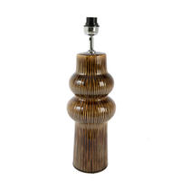 LAMPENFUSS Rouca - Braun - 19/19/57 cm - Braun, Keramik (19/19/57cm) - Light & Living