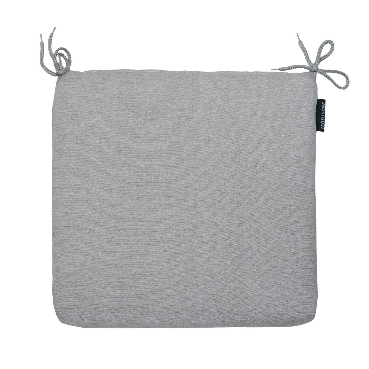 SITZKISSEN Neapel 40/40 cm 4er-Set - Grau, Textil (40/4/40cm) - Madison