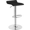 BARHOCKER, Höhenverstellbarer Barstuhl,aus Kunstleder Metall - Schwarz, Metall (38.5/84/39.5cm) - Woltu
