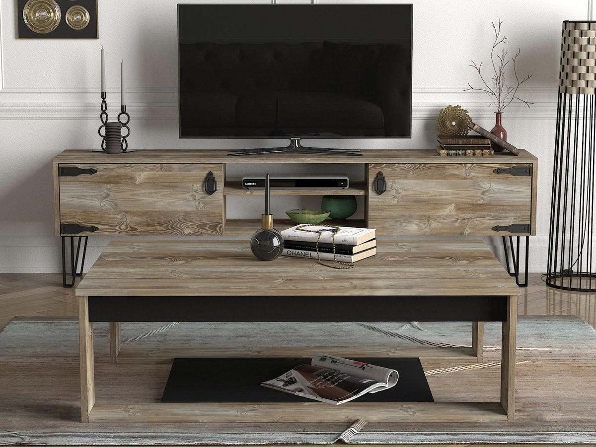 COUCHTISCH Costa Eiche - Eichefarben, Holzwerkstoff (71/111/40cm) - moebel17
