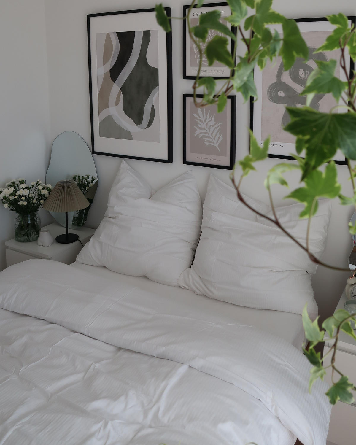 POLŠTÁŘ sada 2 ks Bílý 80/80 cm Errigal - bílá, textil (80/80cm) - Beliani